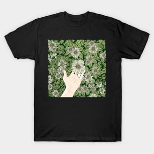 Chamomile floral greeting T-Shirt